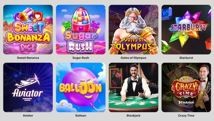 Hand of Luck Casino games